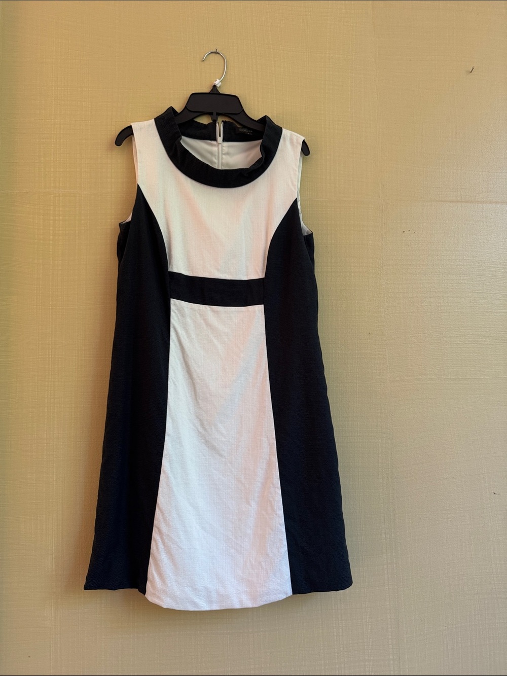 Rachel Zoe Black and White Contrast Dress